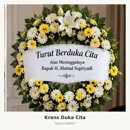 Krans Bunga Duka Simpang Lima Semarang